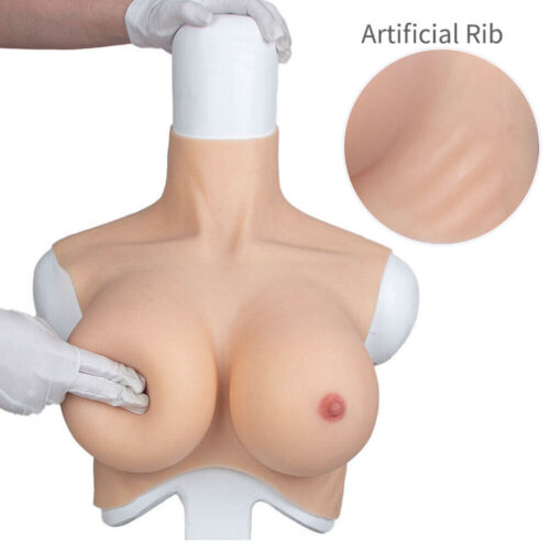 New Generation Realistic Silicone Breast Forms for Crossdressers Fake Boob Artificial Clavicle