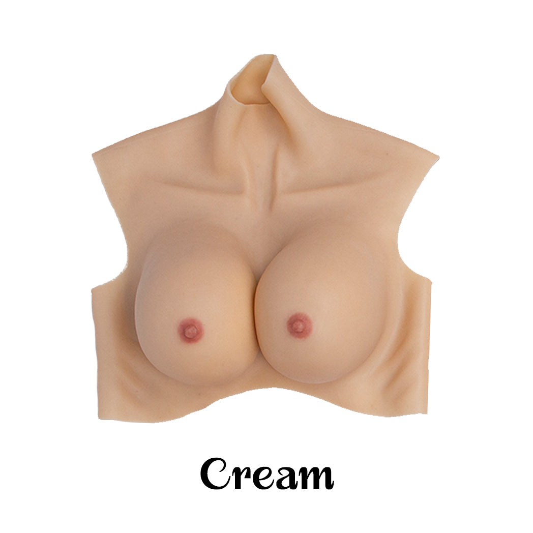 New Generation Realistic Silicone Breast Forms for Crossdressers Fake Boob Artificial Clavicle