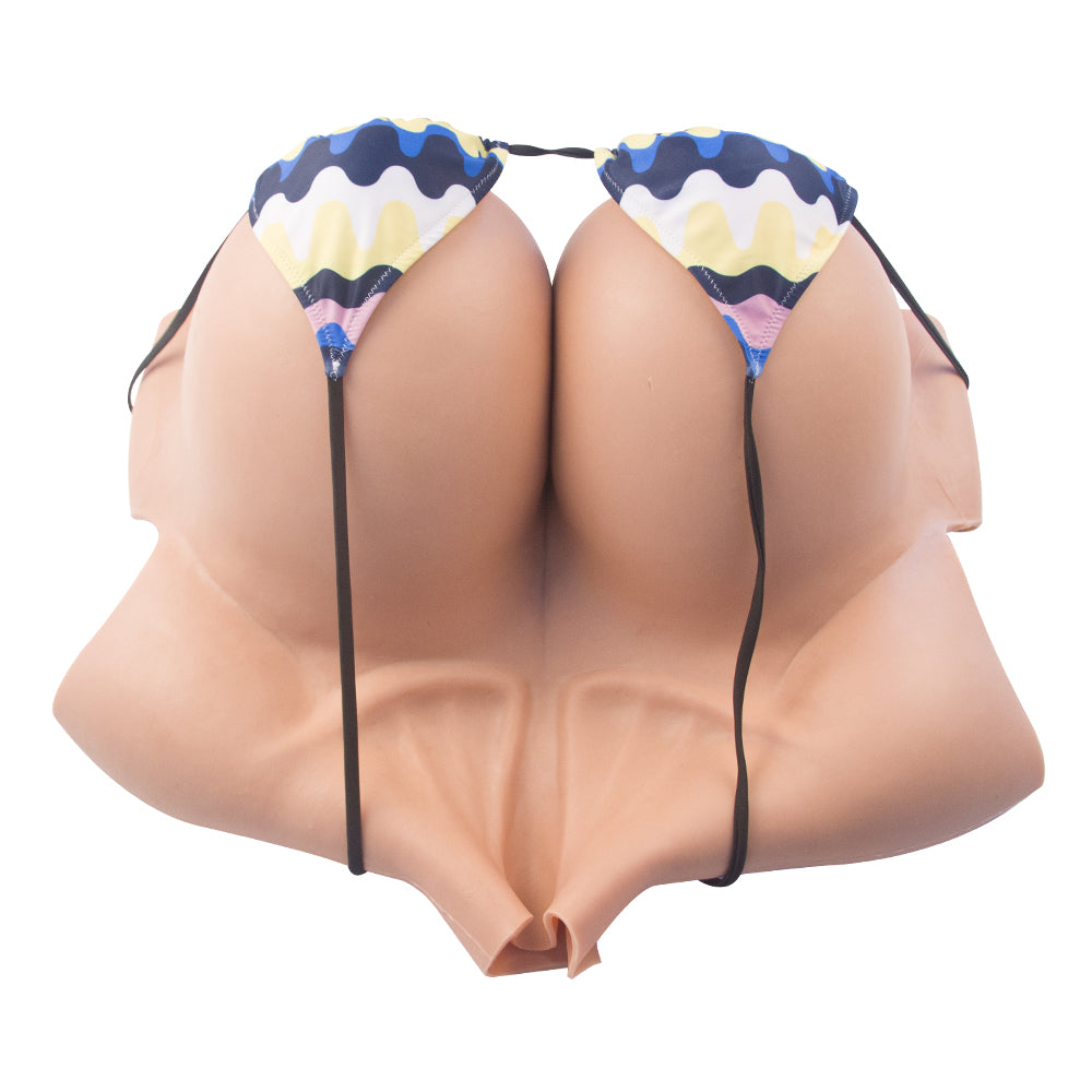 Z Cup Silicone Breast Form Silk Cotton Filled Three Colors Huge Breastplate for Woman Crossdresser Cosplayer