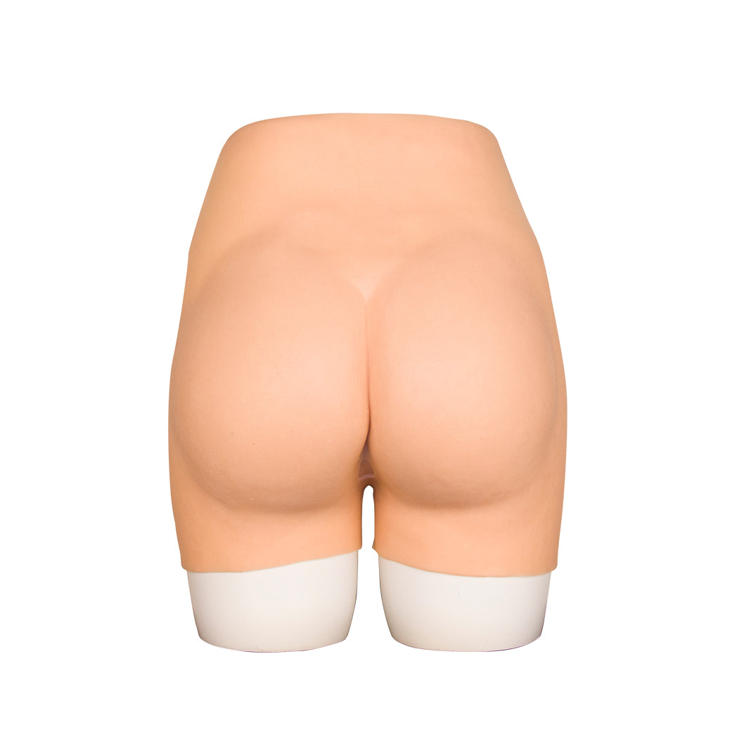 Silicone Short Pants with Artificial Fake Vaginal Pussy