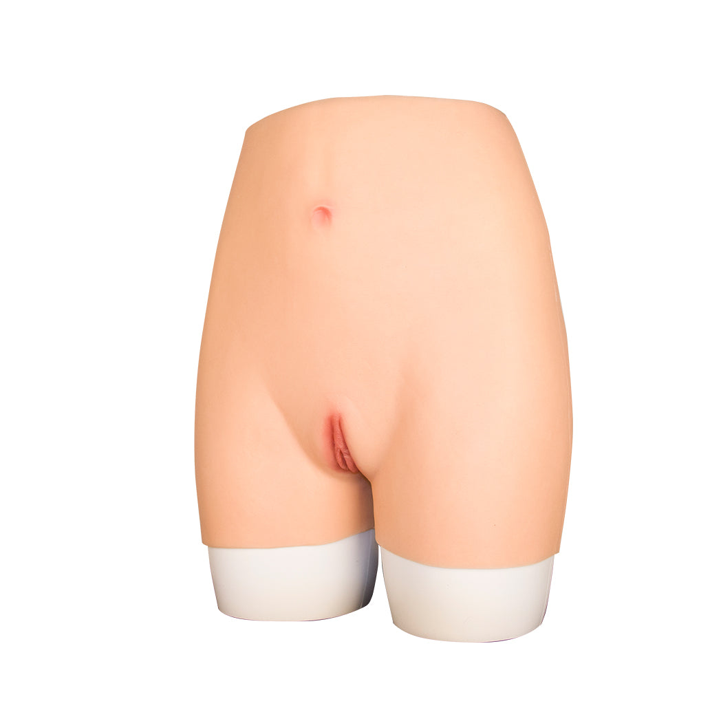 Silicone Short Pants with Artificial Fake Vaginal Pussy