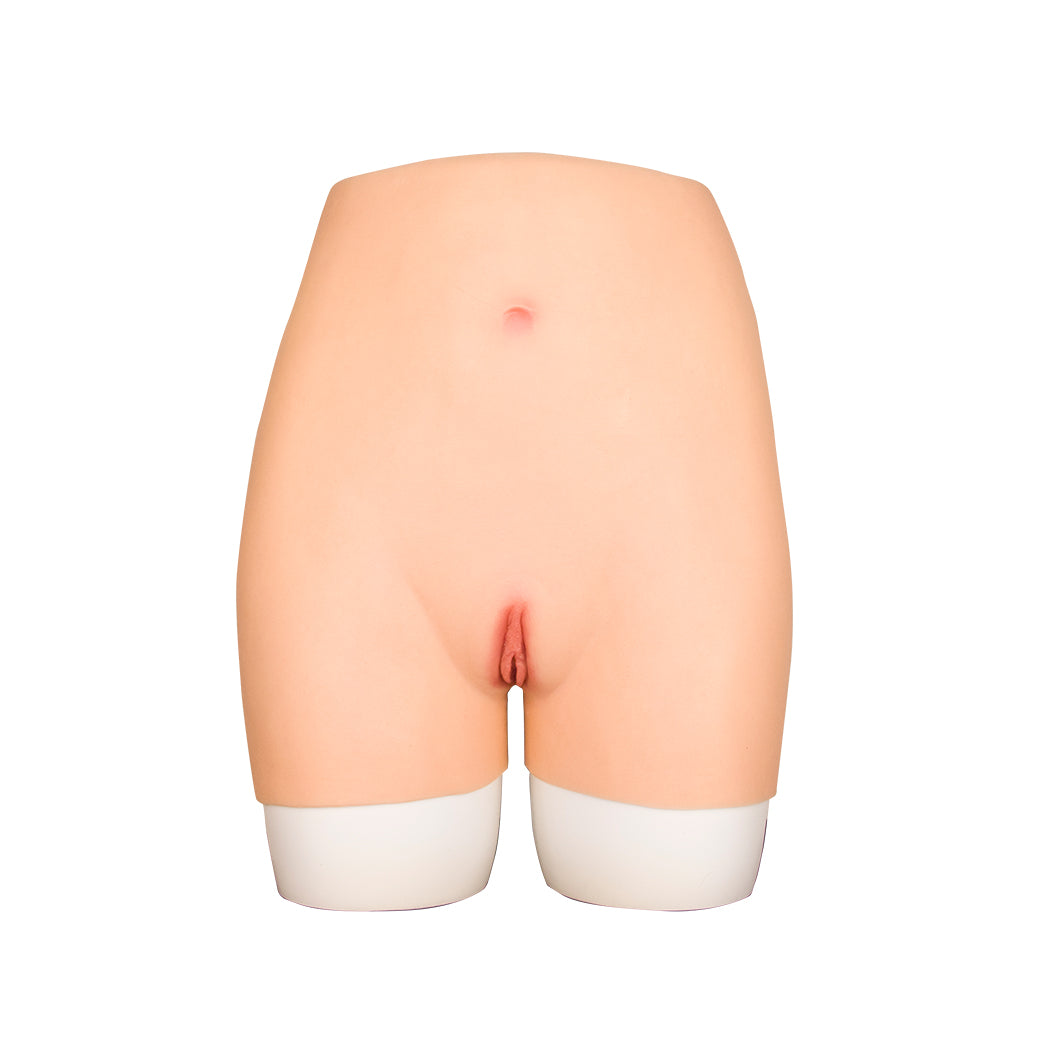 Silicone Short Pants with Artificial Fake Vaginal Pussy