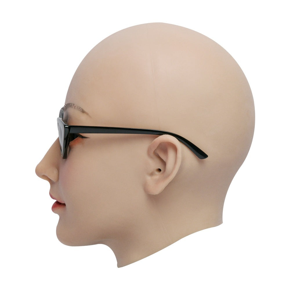 Alice Silicone Mask Female Realistic Whole Head Headwear Masks