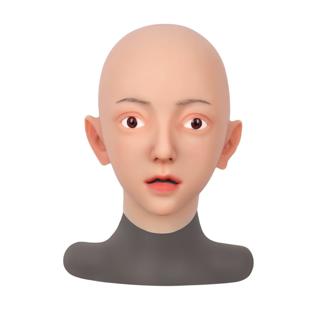 Ivera Headwear Masques faits à la main Masque en silicone féminin réaliste