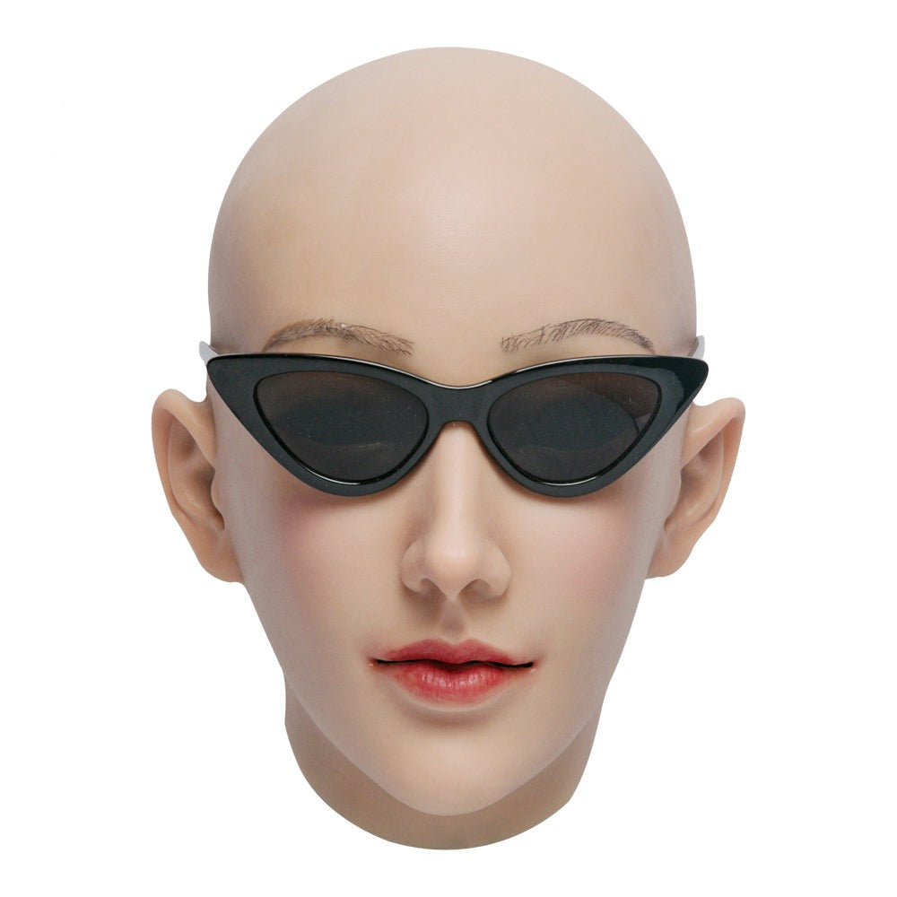 Alice Silicone Mask Female Realistic Whole Head Headwear Masks