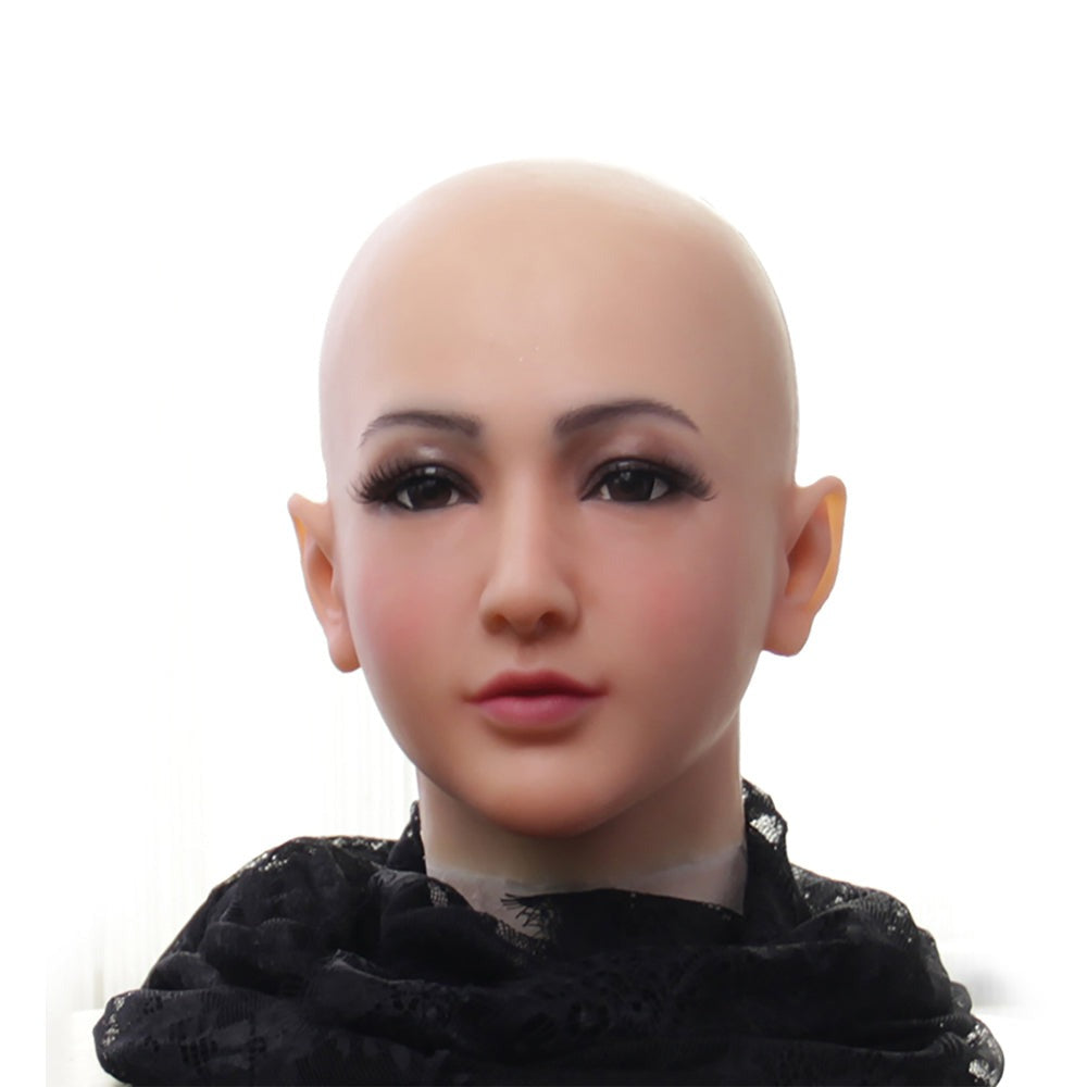 Claire Realistic Female Silicone Mask Handmade Headwear Masks