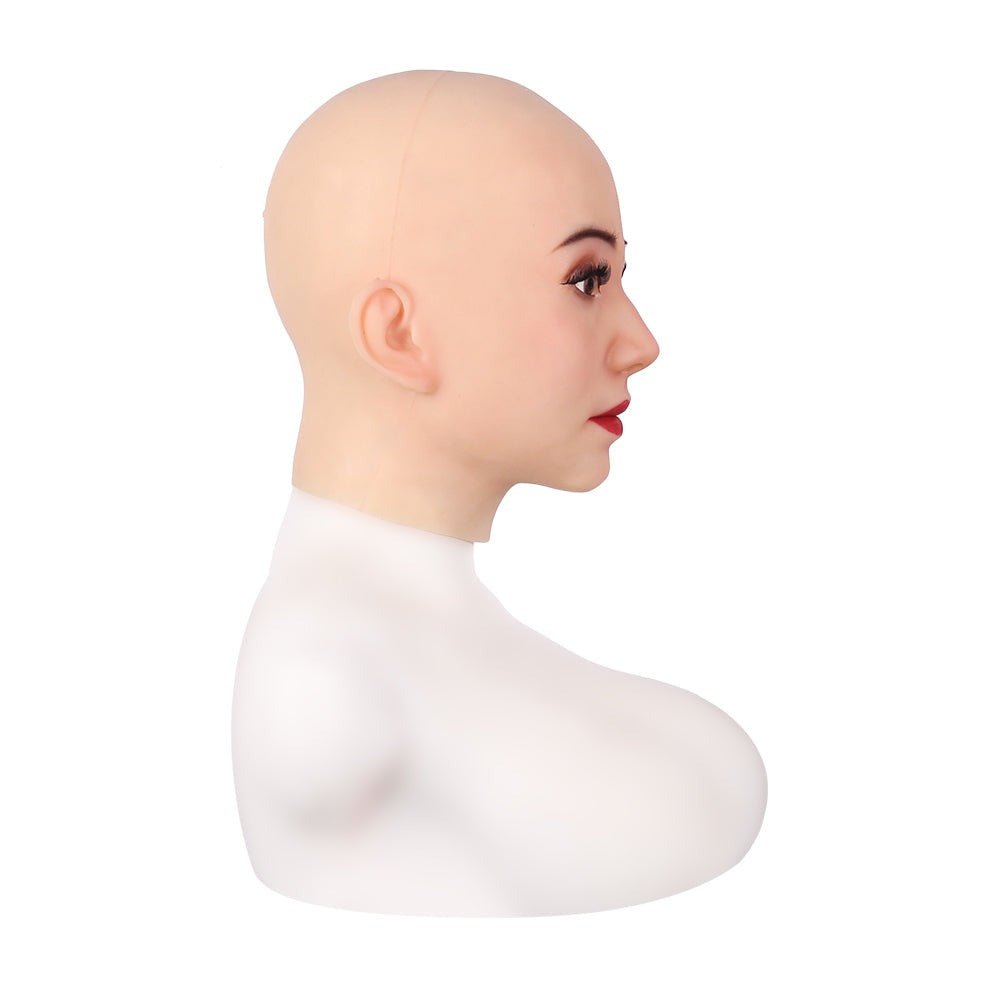 Female Keith Headwear Masks Handmade Realistic Silicone Mask