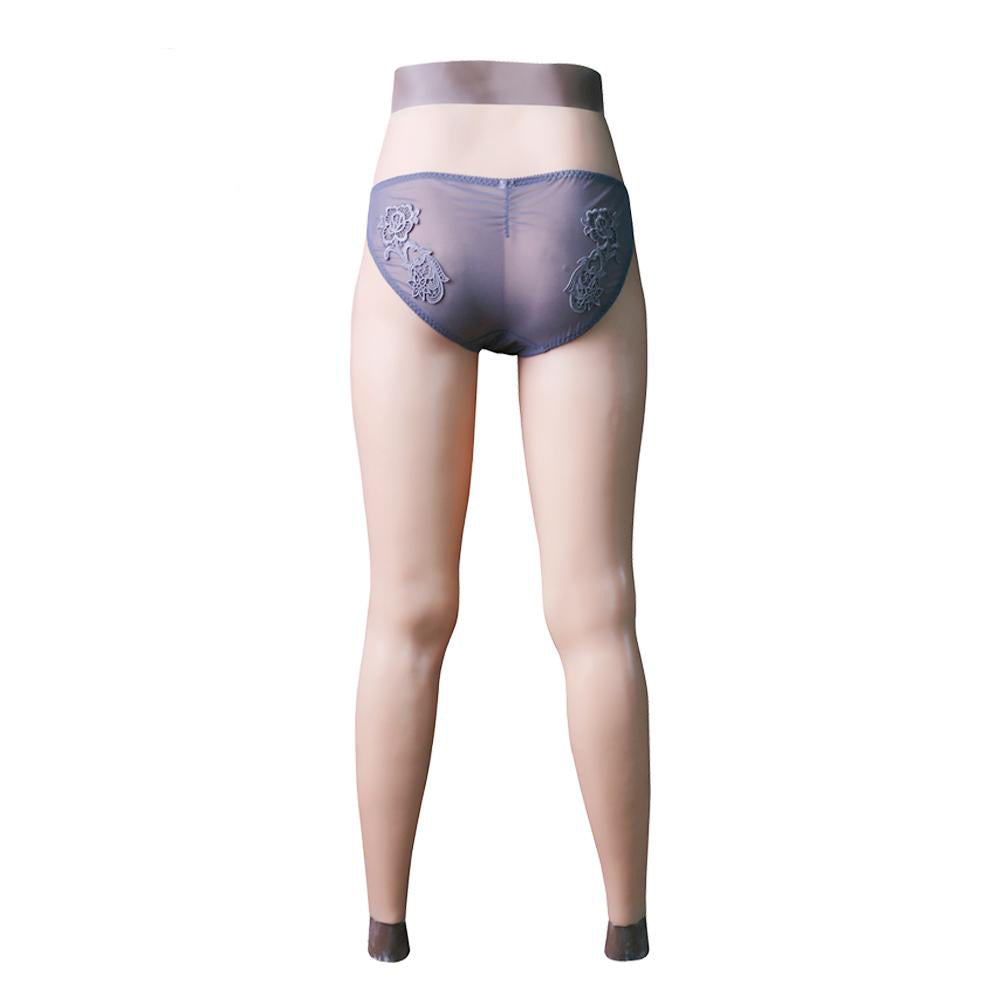 Silicone Pants with Fake Penetrable Vagina Ankle-length
