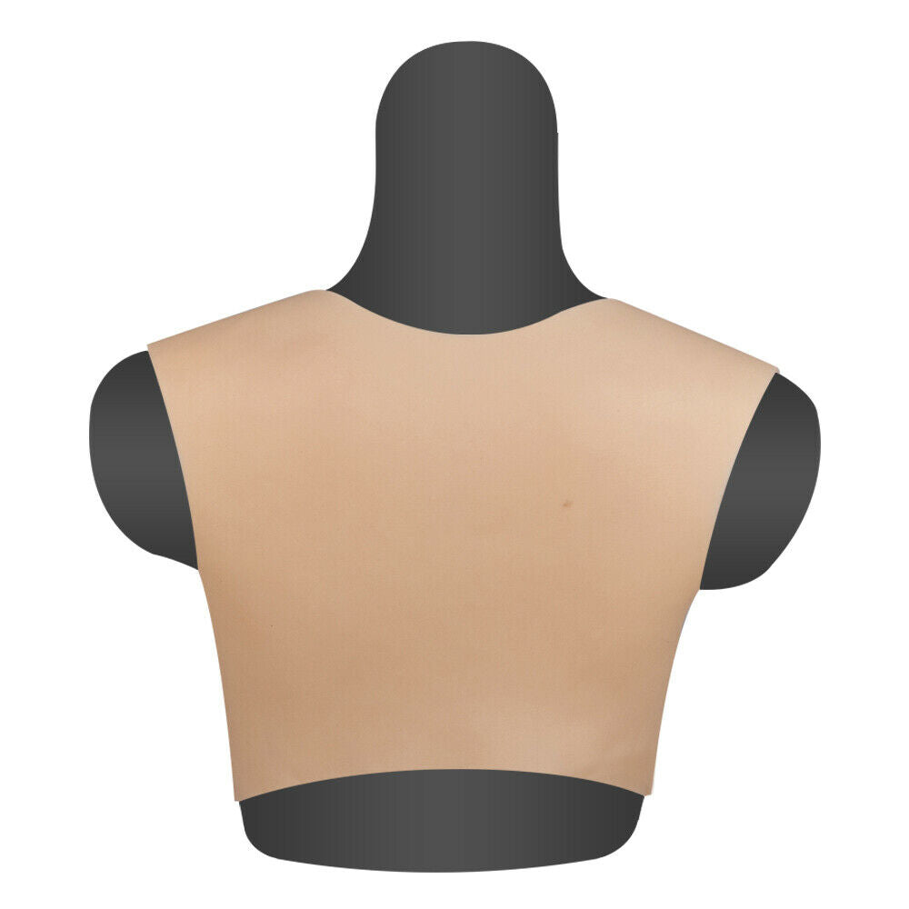 GorgeousU Crew Neck Realistic Silicone Breast Forms C to G Artificial Fake Boobs for Crossdresser Cosplay Trans