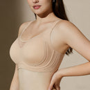 GorgeousU Jelly Bra Includes Extension Buckle Minimizer Bras for Women Bralettes Full Coverage Unlined Bra Supportive Without Underwire Tshirt Bras for Heavy Breast