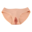 Silicone Pants Realistic Skin Briefs Pants with Fake Penetrable Vagina