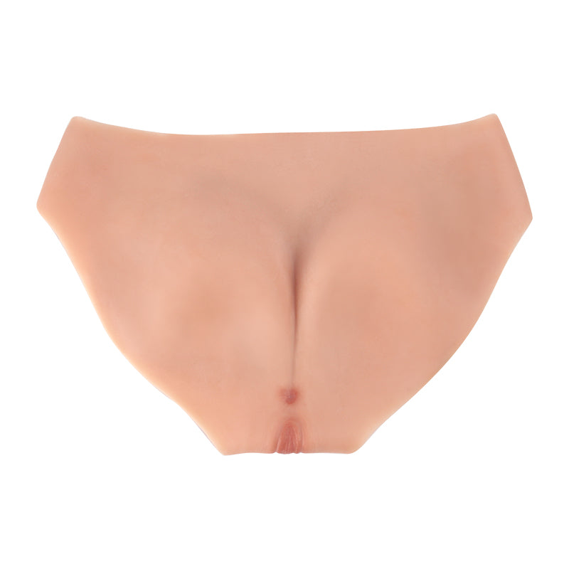 Silicone Pants Realistic Skin Briefs Pants with Fake Penetrable Vagina