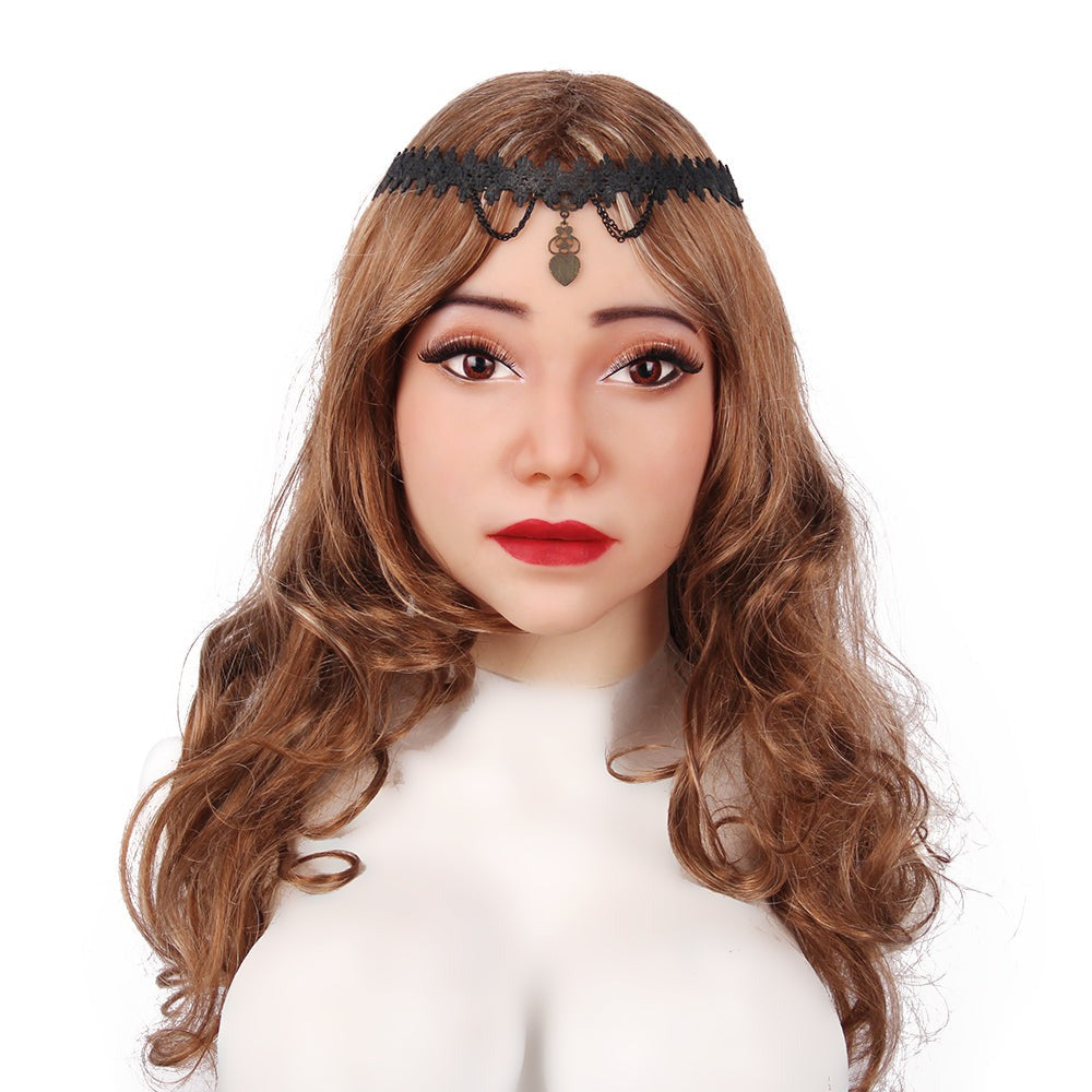 Female Keith Headwear Masks Handmade Realistic Silicone Mask