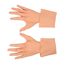 Silicone Fake Hands Cover Skin Sleeve Arm Cosplay Crossdressing 40cm