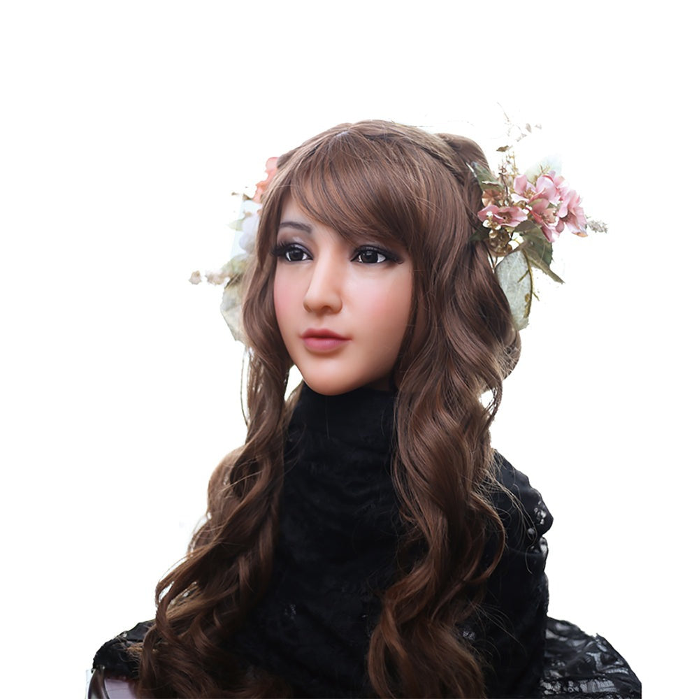 Claire Realistic Female Silicone Mask Handmade Headwear Masks