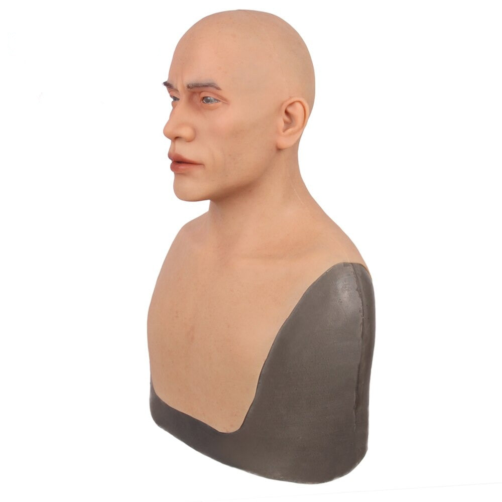 Realistic Old Men Silicone Mask Full Head