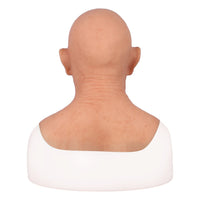 Old Man Face Artificial Handmade Male Silicone Mask