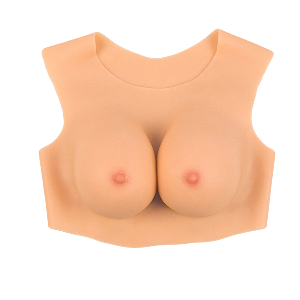 Low-neck Realistic Silicone Breast Forms Artificial Fake Boobs High Discount